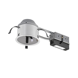 Juno IC1RALED G4N 06LM MVOLT ZT Recessed Lighting 4" LED Adjustable Remodel IC Type Recessed Housing, 600 Lumens, Universal Driver 120-277V 0-10V Dimmable