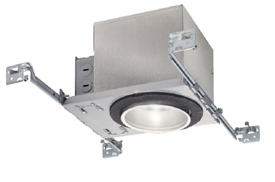 Juno IC1LED G4 14LM 27K 90CRI MVOLT EZ10 Recessed Lighting 4" IC LED New Construction Housing, Generation 4, 1400 Lumens, 2700K Color Temperature, 90 CRI, Multi-Volt (120-277), eldoLED 0-10V, 10% Dim