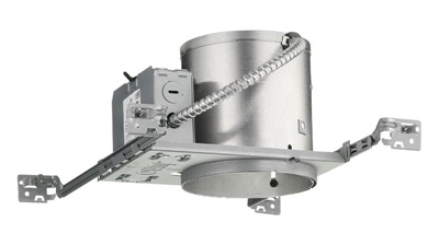 Juno Recessed Lighting IC25W (IC25 W) 5" Line Voltage IC Type Shallow New Construction Housing with push-in electrical connectors
