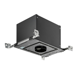 Juno Aculux Recessed Lighting IC420L-830-N-L 3-1/4 inch LED New Construction Adjustable IC Housing, 2000 Lumens, 3000K Color Temperature, 80 CRI, Narrow Flood Beam, 120-277V, Lutron Hi-Lume 3-Wire Dimming, Ecosystem Compatible, 1%