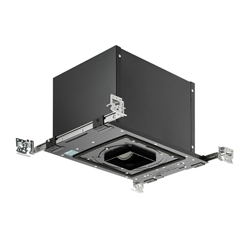 Juno Aculux Recessed Lighting IC49LSQ-830-N-1 3-1/4 inch LED New Construction IC Square Housing 1000 Lumens, 3000K Color Temperature, 85 CRI, Narrow Flood Beam, 120V Dimmable Light