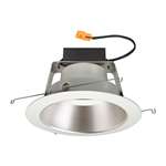 Juno J6RL WD G4N DC 06LM 30K 90CRI 120 FRPC HZWH Recessed Lighting 6" IC WarmDim LED Retrofit Downlight Trim Module 600 Lumens, 3000K Color Temperature, Haze Cone, White Trim, Less Medium Base Socket Adapter