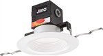 Juno JBK6 RD SWW5 90CRI MW M6 6" Round Deep Regressed Direct-Wire Canless LED Recessed Downlight, Switchable White (2700K, 3000K, 3500K, 4000K, 5000K), 90 CRI, Matte White, 6 Pack