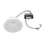 Juno JCLR6L 15LM 27K 90CRI MVOLT ZT WWH Recessed Lighting 6" LED Retrofit Trim for 6 5/8" - 7 1/8" Commercial Rough-In Section, 1500 Lumens, 2700K Color Temperature, 90 CRI, 120-277V, White Finish