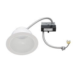 Juno Recessed Lighting JCLR6S-24-827KU-WH 6" LED Retrofit Trim for 6" - 6 1/2" Commercial Rough-In Section, 2400 Lumens, 2700K Color Temperature, 80 CRI, 120-277V, White Finish