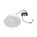 Juno JCLR8L 15LM 35K 90CRI MVOLT ZT WWH Recessed Lighting 8" LED Retrofit Trim for 8 5/8" - 9 1/8" Commercial Rough-In Section, 1500 Lumens, 3500K Color Temperature, 90 CRI, 120-277V, White Finish