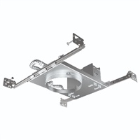 Juno JPDZ4RDNCMF 120 FRPC U Recessed Lighting Podz 4" Round New Construction Mounting Frame, 120V Forward/Reverse Phase Cut, 5% Dim