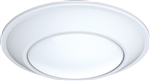 Juno JSBT 6IN 27K 90CRI WL MW Recessed Lighting  6" 14.3W SlimBasics Tapered LED Surface Mount Disk Light, 980 Lumens, 2700K Color Temperature, 90 CRI, Wet Location, White