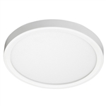 Juno Lighting JSF 7IN 10LM 27K 90CRI 120 FRPC WH Recessed Lighting 7" LED Round SlimForm Surface Mount Downlight, 1000 Lumens, 2700K Color Temperature, 90 CRI, Dedicated 120V, Forward Reverse Phase Dimming, White Finish