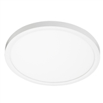 Juno Lighting JSF 13IN 18LM 35K 90CRI 120 FRPC WH Recessed Lighting 13" LED Round SlimForm Surface Mount Downlight, 1800 Lumens, 3500K Color Temperature, 90 CRI, Dedicated 120V, Forward Reverse Phase Dimming, White Finish