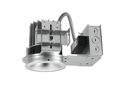 Juno L4 65LM 50K MVOLT G4 80CRI GZ1 4" New Construction Housing, 6500 Lumens, 5000K, 120-277V, Generation 4, 80 CRI, 0-10V Dimming to 1% Min