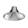 Juno Recessed Lighting L600HW-CL-FM 6" LED Hyperbolic Trim, Open Reflector, Wide Distribution, Clear Specular Low Iridescent Alzak Finish, Flush Mount