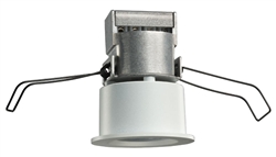 Juno Recessed Lighting MD1LW27K-FL-WH Wet Location 2-1/4" Mini LED Downlight 2700K Flood Beam Spread, White Finish