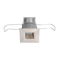 Juno Recessed Lighting MDSLWG2-41K-NFL-SN 2-1/4" Mini LED Square Downlight Wet Location 4100K Narrow Flood Beam Spread, Satin Nickel Finish