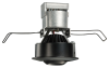 Juno Recessed Lighting MG1L3K-FL-BL (MG1LG2-3K-FL-BL) 2-5/8" LED Mini LED Gimbal 3000K Flood Spread, Black Finish