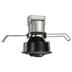 Juno Recessed Lighting MG1LG2-27K-SP-BL 2-5/8" LED Mini LED Gimbal 2700K Spot Beam Spread, Black Finish