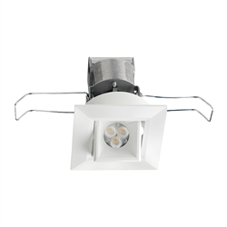 Juno Recessed Lighting MGSLG2-35K-FL-WH 2-11/16" Mini LED Gimbal Downlight 3500K Flood Beam Spread, White Finish