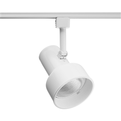 Juno Track Lighting R512W-WH (R512 WHB WH) Trac Lites Step Cylinder Line Voltage 65W BR30/75W PAR30L White Baffle White Color