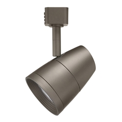 Juno Track Lighting R600LG227KFBZ 10W LED Trac Lites Fixture, 2700K Color Temperature, 80 CRI, Flood, Bronze Finish