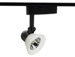 Juno Track Lighting R704BL (R704 BL OPLG) Trac Lites Low Voltage Step Glass with Transformer, Black Color