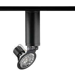 Juno Track Lighting T1016V-BL (T1016 V BL) Trac Master Low Voltage Vertical Gimbal16 MR16 LED-Compatible Lampholders, Black Finish