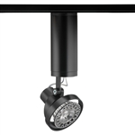 Juno Track Lighting T1042V-BL (T1042 V BL) Trac Master Low Voltage Vertical Concentricity16 MR16 LED-Compatible Lampholders, Black Finish