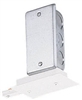 Juno Track Lighting T121WH (T121 WH) Recessed Trac Trac Master End Feed Connector, White Color
