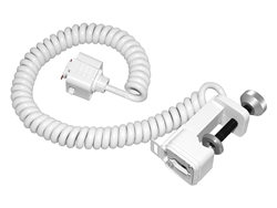 Juno Track Lighting T132WA-WH (T132 WH WA) Line Voltage Coil Cord Clamp-On with Super Adapter for Trac Fixture with Wide Adapter, White Color