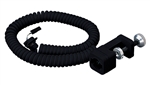 Juno Track Lighting T135BL (T135 BL) Coil Cord Clamp-On - Low Voltage, Black Color
