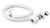 Juno Track Lighting T135WH (T135 WH) Coil Cord Clamp-On - Low Voltage, White Color