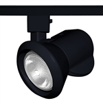 Juno Track Lighting T220BL (T220 BL) Close-Up - Line Voltage 50W PAR20, Black Color