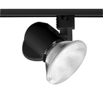 Juno Track Lighting T230BL (T230 BL) Close-Up - Line Voltage 75W PAR30, Black Color