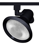 Juno Track Lighting T239BL (T239 BL) Close-Up with Metal Shade - Line Voltage 120W PAR38, Black Color