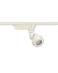 Juno Track Lighting T251LED-27K-NFL-WH Cylindra 15W LED 2700K, Narrow Flood Beam Spread, White Finish