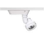Juno Track Lighting T252L G2 35K SPW PDIM WFL WH Cylindra 11W LED 3500K, Spectral White, Wide Flood Beam Spread, White Finish