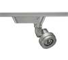 Juno Track Lighting T252L 27K 80CRI PDIM NFL SL Cylindra 18W LED 2700K, Narrow Flood Beam Spread, Silver Finish