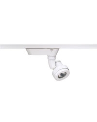 Juno Track Lighting T252L-27K-N-WH Cylindra 18W LED 2700K, Narrow Flood Beam Spread, White Finish