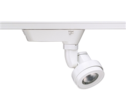 Juno Track Lighting T252LG2-27FWH Cylindra 11W LED 2700K, 80 CRI, Flood Beam Spread, Black Finish