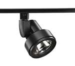 Juno Track Lighting T254L 27K ES PDIM NFL BL Cylindra 19W LED 3000K Enhanced Spectrum, Narrow Flood Beam Spread, Black Finish