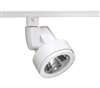 Juno Track Lighting T254L 27K ES PDIM NFL WH Cylindra 19W LED 3000K Enhanced Spectrum, Narrow Flood Beam Spread, White Finish