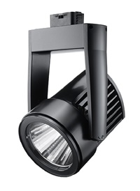 Juno T255L G3 27K 80CRI PDIM NFL BL Cylindra 35W Dimmable LED Trac Light, 2700K Color Temperature, 80 CRI, Narrow Flood Distribution, Black Finish