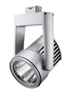 Juno T255L G3 27K 90CRI PDIM SP SL Cylindra 35W Dimmable LED Trac Light, 2700K Color Temperature, 90 CRI, Spot Distribution, Silver Finish