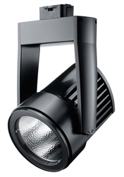 Juno Track Lighting T255LED-27D-SP-BL Cylindra 45W Dimmable LED 2700K Color Temperature, Flood Beam Spread, Black Finish