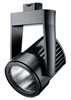 Juno Track Lighting T255LED-35D-FL-BL Cylindra 45W Dimmable LED 3500K Color Temperature, Flood Beam Spread, Black Finish