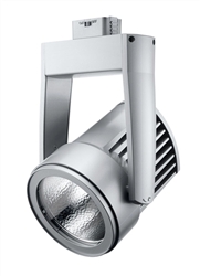 Juno Track Lighting T255LED-35K-SP-SL Cylindra 45W LED 3500K Color Temperature, Flood Beam Spread, Silver Finish