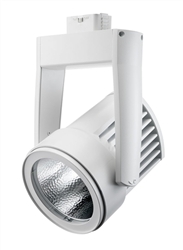 Juno Track Lighting T255LED-35K-SP-WH Cylindra 45W LED 3500K Color Temperature, Flood Beam Spread, White Finish