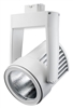 Juno Track Lighting T255LED-3D-SP-WH Cylindra 45W Dimmable LED 3000K Color Temperature, Flood Beam Spread, White Finish