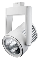 Juno Track Lighting T255LED-4D-FL-WH Cylindra 45W Dimmable LED 4100K Color Temperature, Flood Beam Spread, White Finish