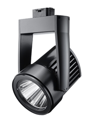 Juno Track Lighting T255LG2-27HCFBL Cylindra 36W LED Track Fixture 2700K, 90 CRI, Flood, Black Finish