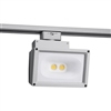 Juno Track Lighting T258L-27K-HC-SL Wall Wash Flood 30W LED 2633 Lumens, 2700K Color Temperature, 90 CRI, Silver Finish